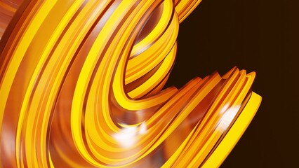Abstract 3d Yellow Background wallpaper