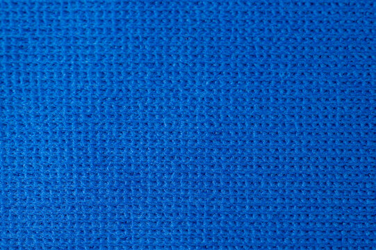 Full frame shot of blue microfiber cloth texture and background.