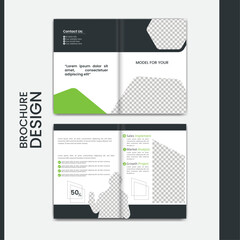 vector Bifold Brochure template Design