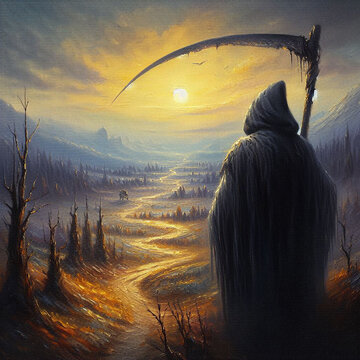 Grim Reaper Illustration