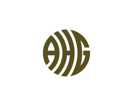 AHG LOGO DESIGN VECTOR TEMPLATE