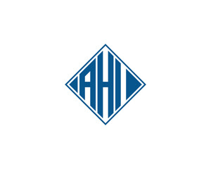 AHI logo design vector template