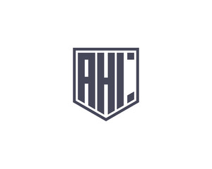 AHI logo design vector template