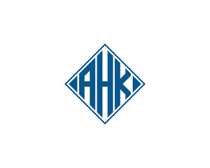 AHK logo design vector template