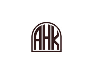 AHK logo design vector template