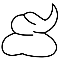 poop line icon