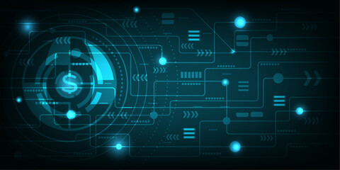  Abstract technology background vector illustration