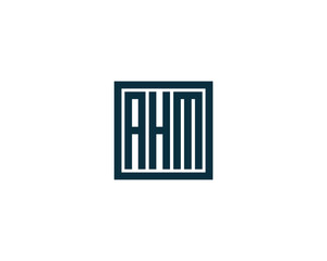 AHM Logo design vector template