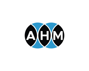 AHM Logo design vector template