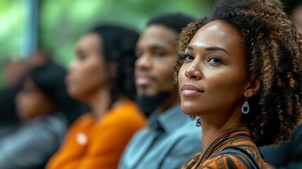 Obraz premium a group of african sitting together