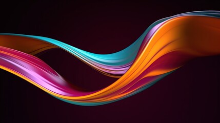 abstract colorful wave background, gradient geometry, smooth wave colorful rainbow colors, silk...