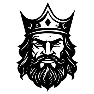vector illustration of king