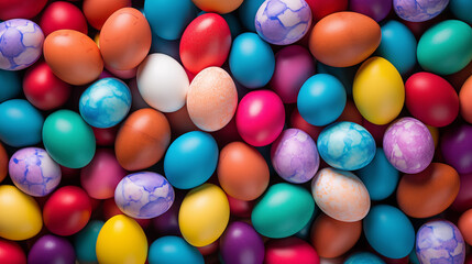 Obraz premium colorful Easter eggs background