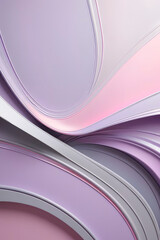 Abstract futuristic illustration background design in lilac, gray, and pink colors.