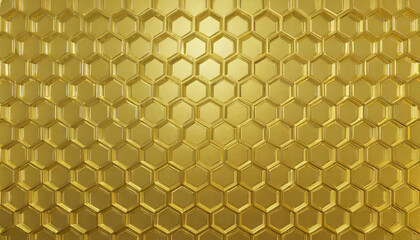 Hexagonal honeycomb background. Generative AI