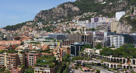 Fototapeta premium Residental district. Cityscape. Holiday and travel.