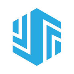 hexagon s icon logo vector