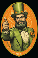 st patricks day leprechaun