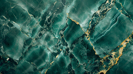 Obraz premium Turquoise Green marble texture background, natural Emperador stone, exotic breccia marbel