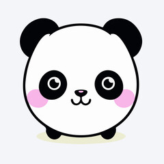 Fototapeta premium panda bear cartoon