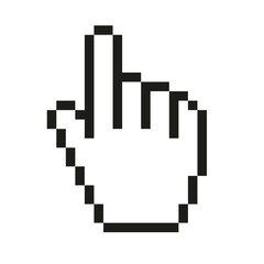 Web Mauszeiger Hand Vektor Symbol