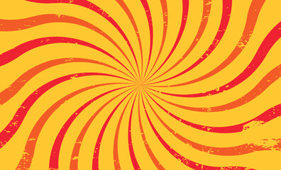  Sun Rays retro background, yellow colored sunburst stylish. Shine Summer pattern Eps10. Vector starburst illustration