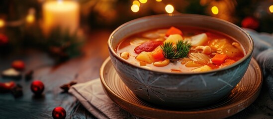 Winter's warm soup.
