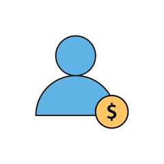 Investment color fill icon set. Investment, Profit, Asset, Investor, Portfolio, Dividend, Capital, Risk, Inflation icons vector, icon, analysis, asset, bond, economy, education, icon, analysis, asset,