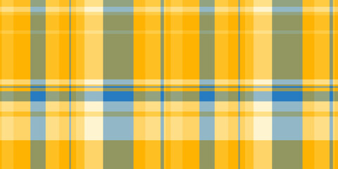Backdrop plaid texture background, vintage fabric tartan textile. 50s pattern vector check seamless in amber and pastel colors.