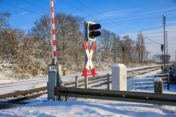 Winterlandschaft mit Schnee in NRW