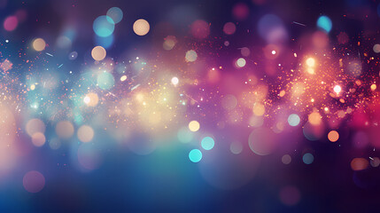 Beautiful fireworks background at night for holiday decoration