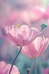 Fototapeta premium pink magnolia flowers