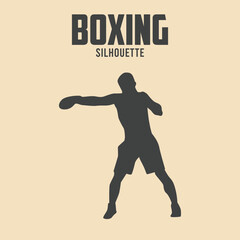 Boxing Silhouette