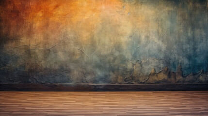 A grunge, rusted, and ruined empty background, exuding raw character and industrial charm for your distinctive design projects