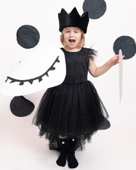 little girl black queen