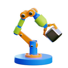 arm robotic 3D illustration