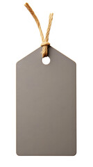 Paper price tag for hanging on a product