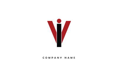 VI, IV, V, I Abstract Letters Logo Monogram