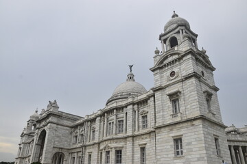 Fototapeta na wymiar Exterior Part of Victoria memorial Kolkata India