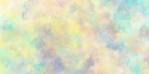 Multicolor brush painted watercolor art background, Watercolor wash painting texture, Light multicolor pastel watercolor, watercolor bleed and fringe with vibrant splashes.