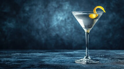  a martini glass with a lemon garnish and a garnish garnish garnish garnish garnish garnish garnish garnish garnish garnish garnish garnish garnish garnish garnish. - obrazy, fototapety, plakaty