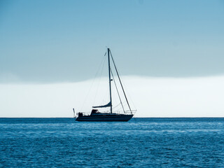 Idilico paisaje de la playa de Los Genoveses en la localidad de San José, Cabo de Gata, Almeria, España