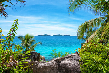 Island Petite Souer, Island Grand Soeur, Coco Island, Republic of Seychelles, Africa.
