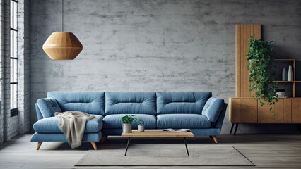 Fototapeta na wymiar Scandinavian Home Interior Design | Nordic Style Interior Design | Minimalistic and Functional Interior | Living Room Interior | AI-Generated