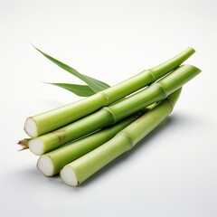 Obraz premium Sugarcane on white background