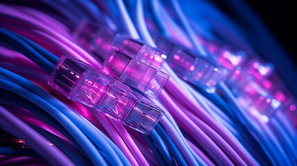 blue and pink utp connections cables tips 