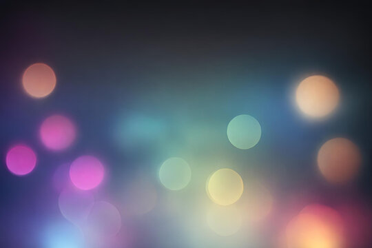 Abstract gradient smooth Blurred Bokeh Black background image