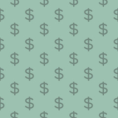 Dollar money seamless pattern background Design for textile Decorative concept Doodle cartoon festive style Fashion print for clothes apparel greeting invitation card flyer poster banner sale cover ad