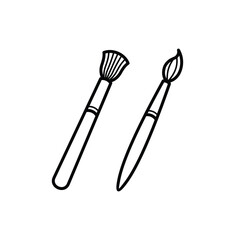 Cute line art outline cartoon school stationery and supplies vector design art for students and education