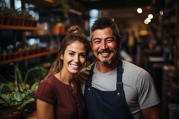 Latinx entrepreneurs in their thriving businesses